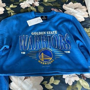 Warriors Crop Sweater